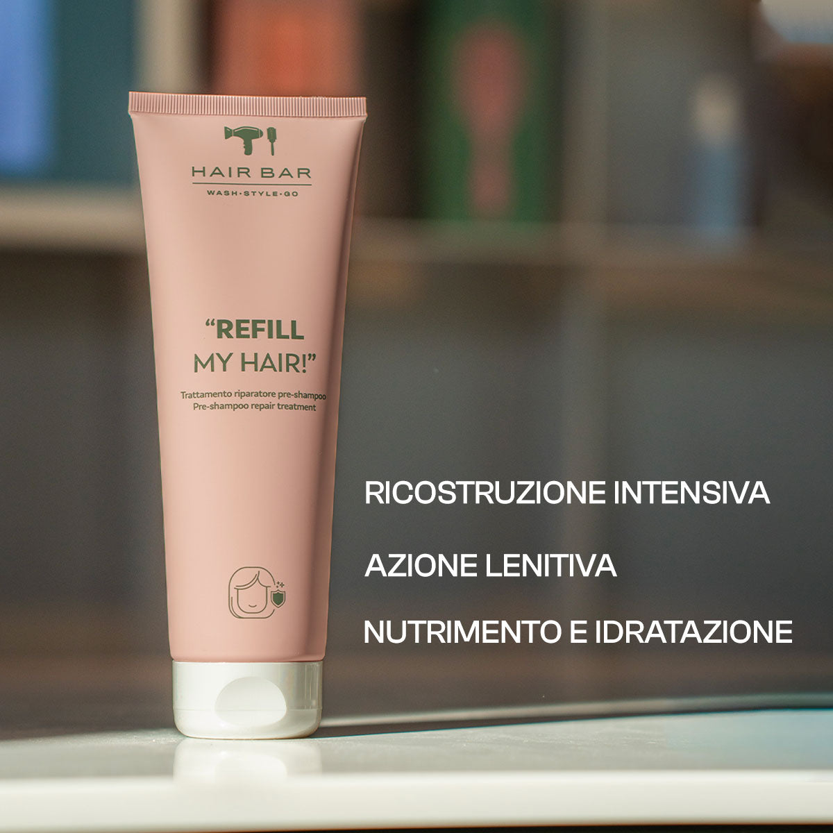 Pre-shampoo repair treatment