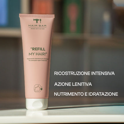 Pre-shampoo repair treatment